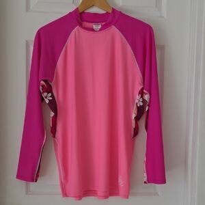 Tuga Women's Pink Rash Guard
